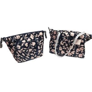 Kate Spade Jae Garden vine weekender tote bag and baby diaper bag matching set